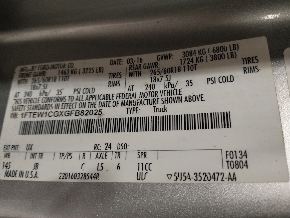 2016 Ford F150 in Pelham, AL 35124 - 18095914 33