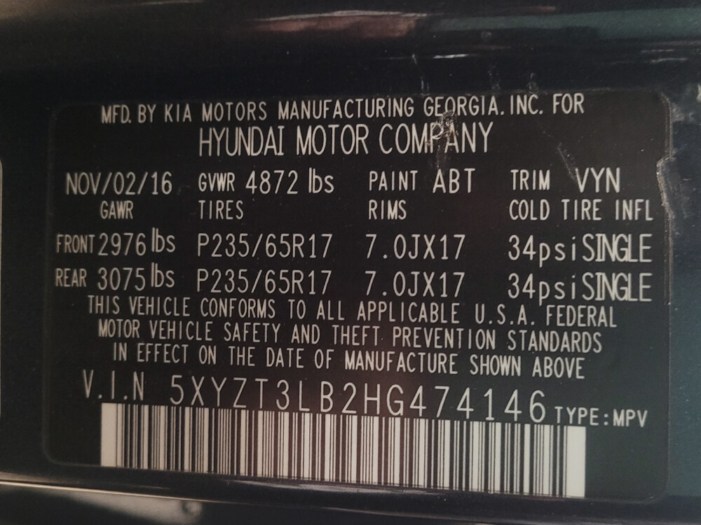 2017 Hyundai Santa Fe in Live Oak, TX 78233 - 18095920 33