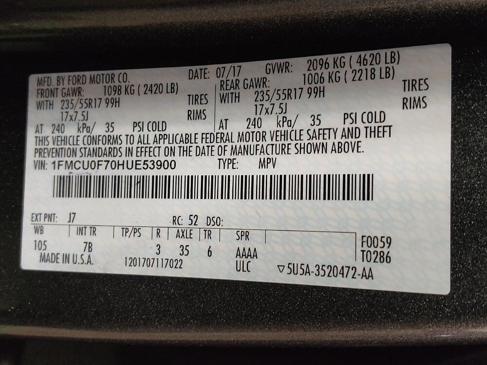 2017 Ford Escape in Lubbock, TX 79424 - 18095924 33