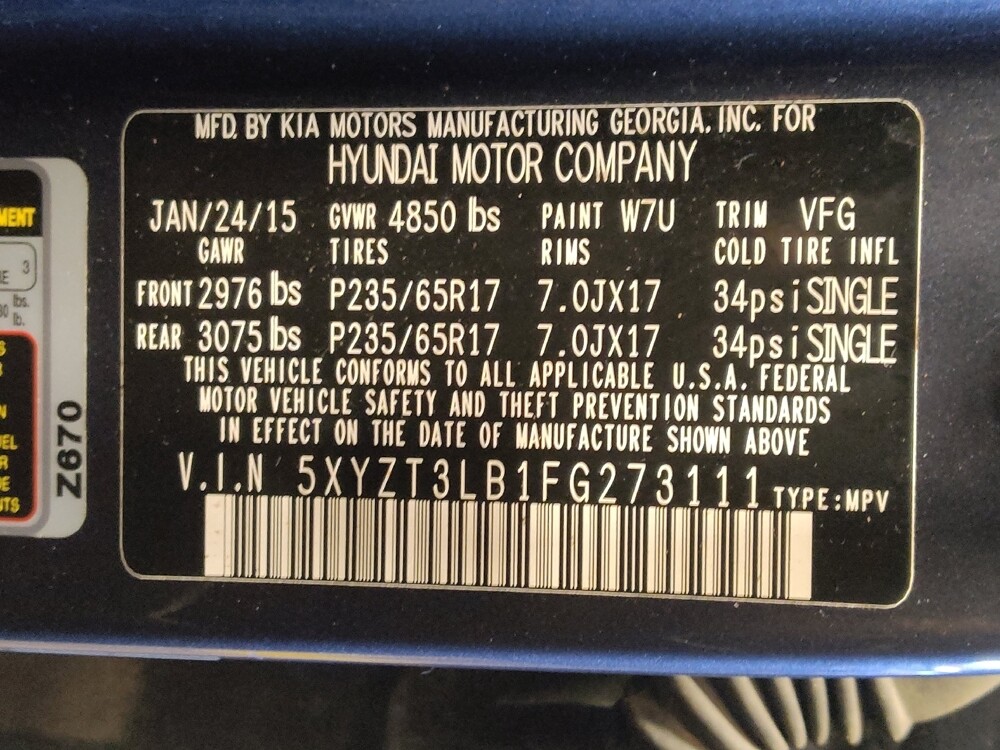 2015 Hyundai Santa Fe in Savannah, GA 31419 - 18095956 33