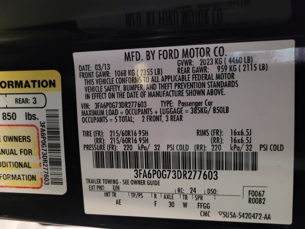 2013 Ford Fusion in Savannah, GA 31419 - 18095957 33