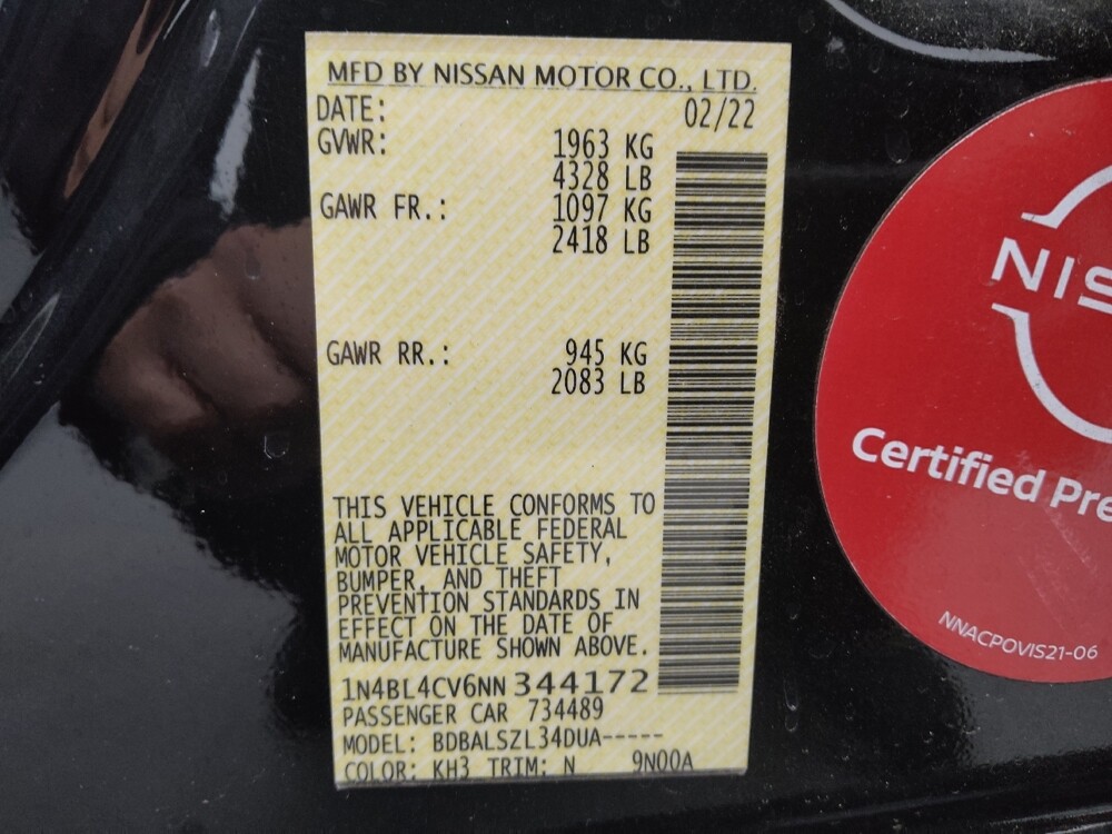 2022 Nissan Altima in Denver, CO 80012 - 18095995 33