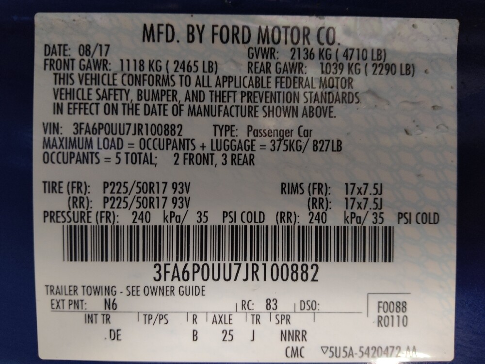 2018 Ford Fusion in Houston, TX 77060 - 18096017 33