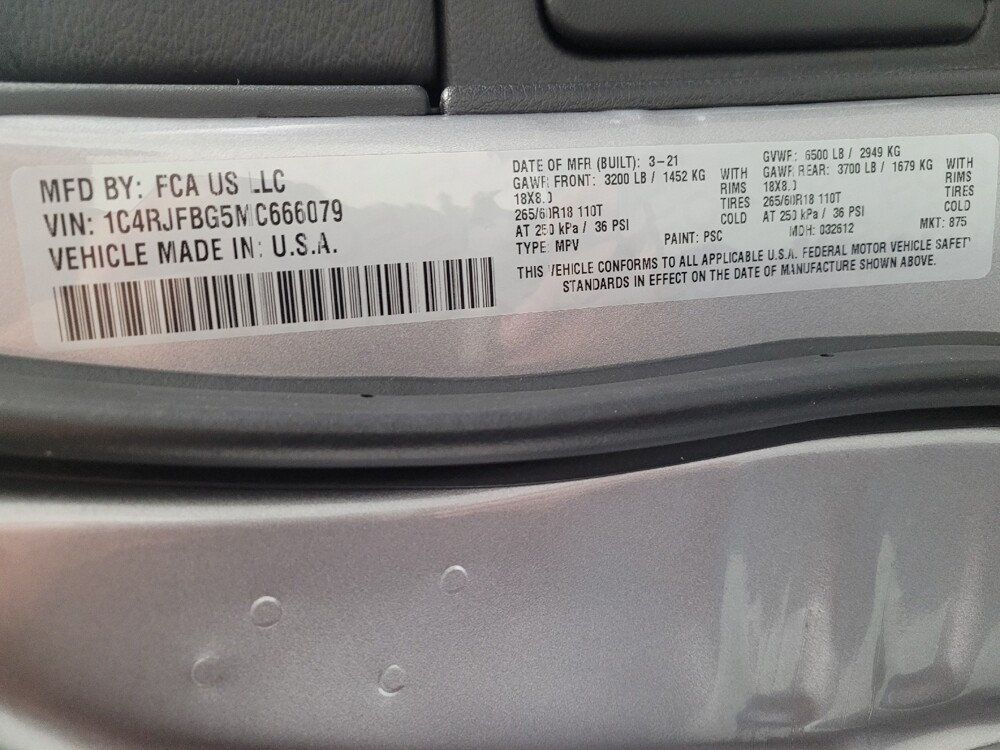 2021 Jeep Grand Cherokee in Downey, CA 90241 - 18096023 33