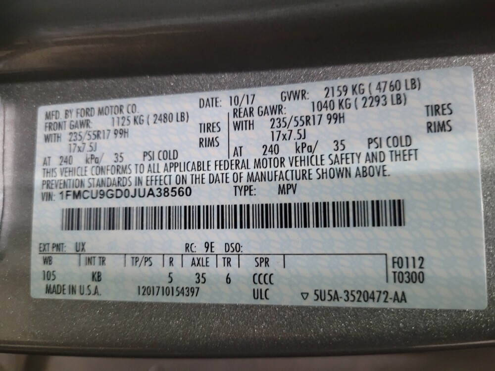 2018 Ford Escape in Langhorne, PA 19047 - 18096038 33