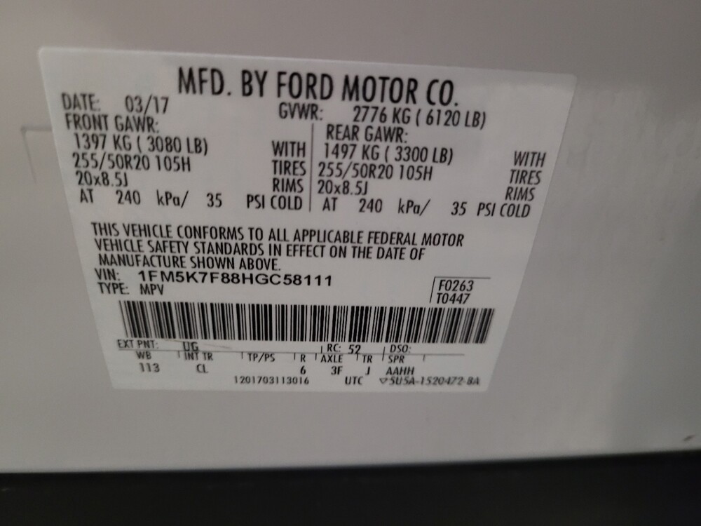 2017 Ford Explorer in Newport News, VA 23601 - 18096051 33