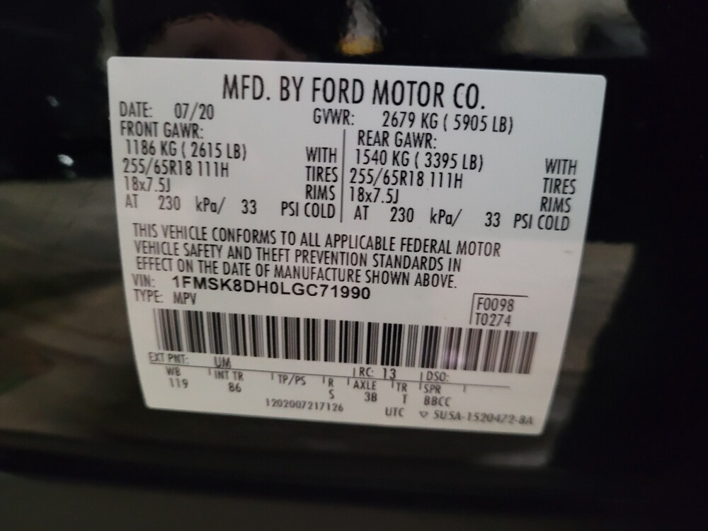 2020 Ford Explorer in Newport News, VA 23601 - 18096054 33