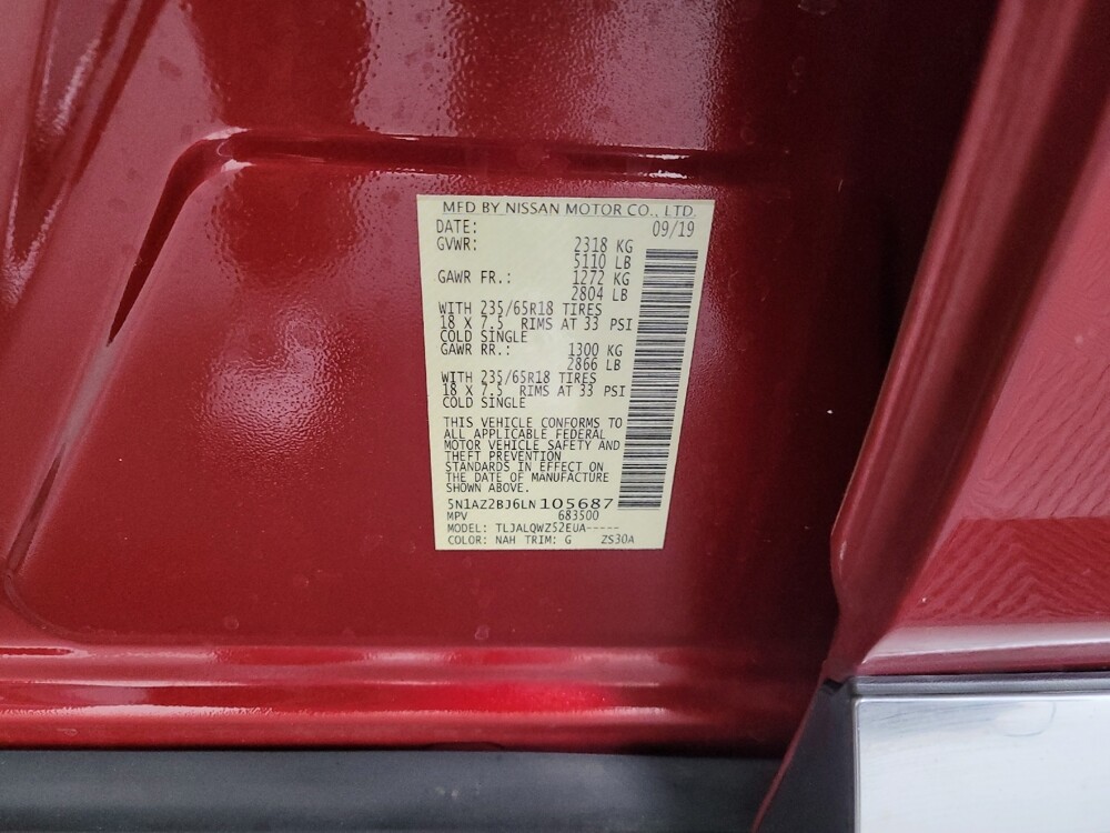 2020 Nissan Murano in Pittsburgh, PA 15236 - 18096055 33