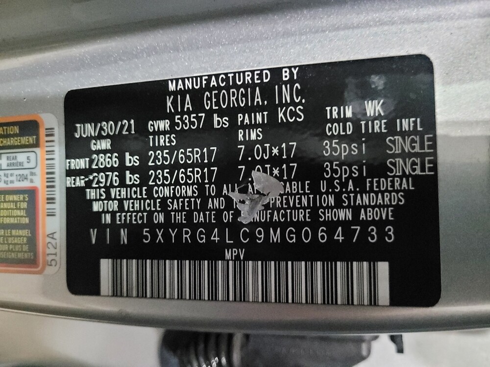 2021 Kia Sorento in Richmond, VA 23235 - 18096059 33