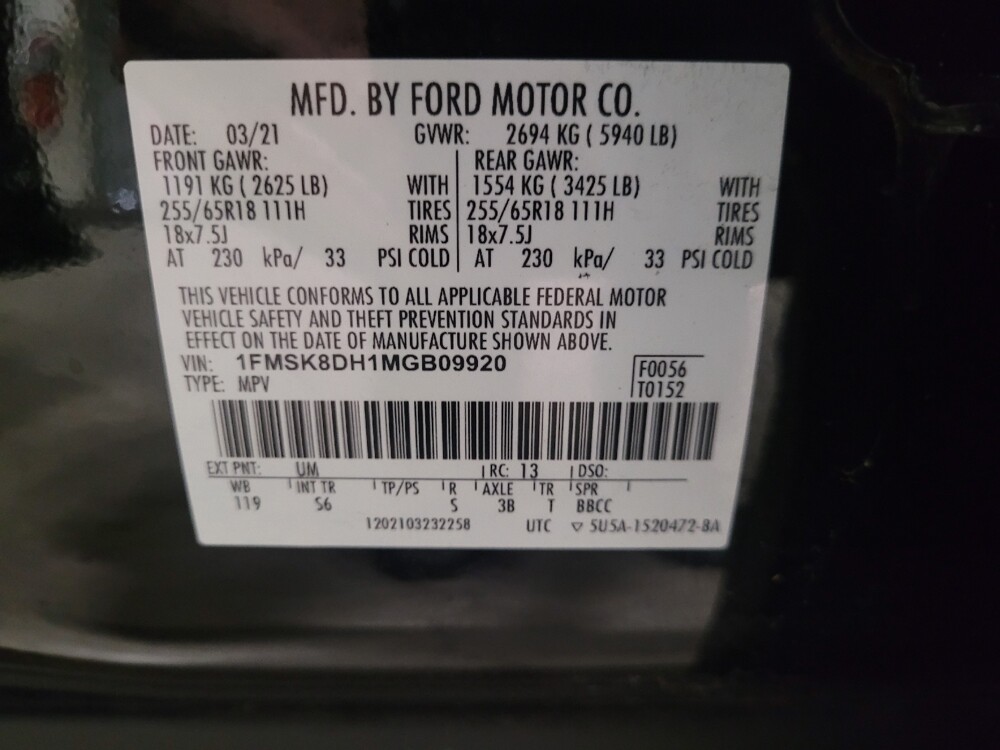 2021 Ford Explorer in Glen Burnie, MD 21061 - 18096084 33