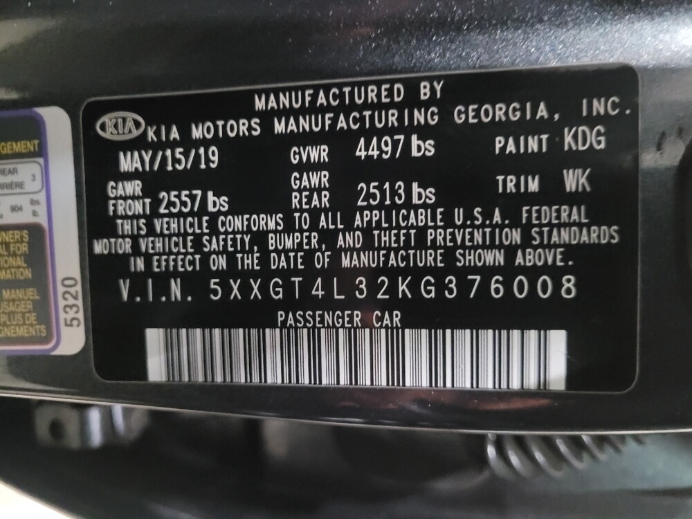 2019 Kia Optima in Glen Burnie, MD 21061 - 18096098 33