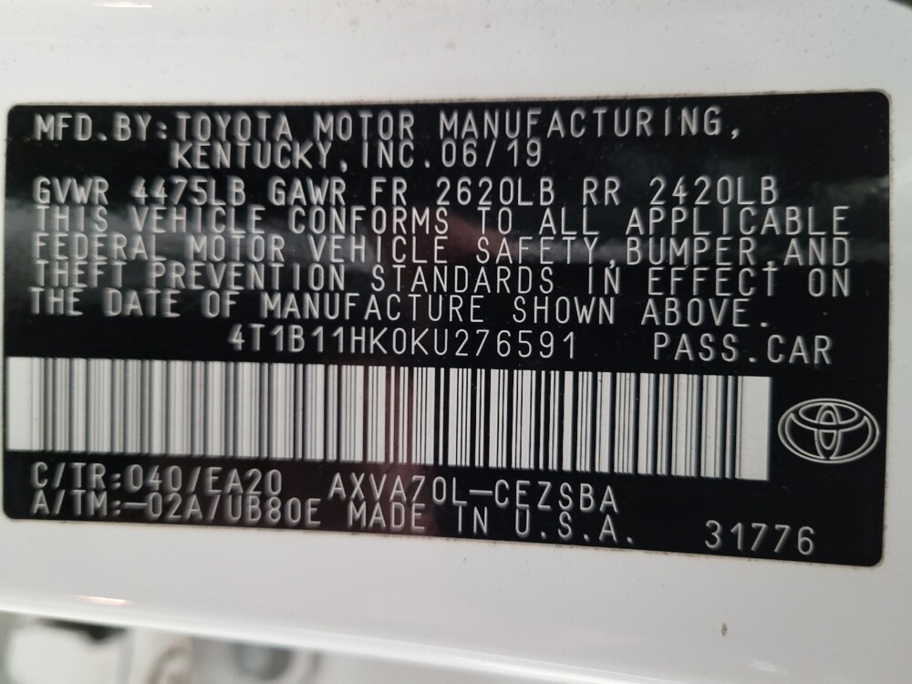 2019 Toyota Camry in Riverside, CA 92504 - 18096111 33