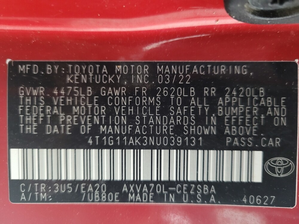 2022 Toyota Camry in Memphis, TN 38128 - 18096148 33