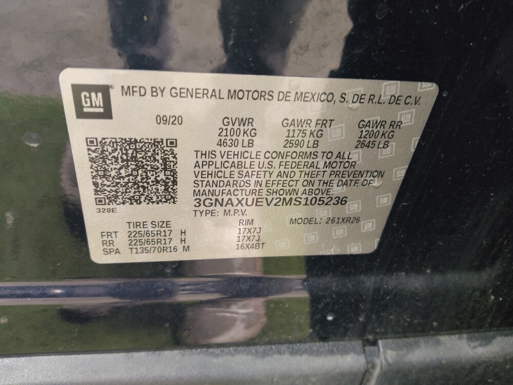 2021 Chevrolet Equinox in Stone Mountain, GA 30083 - 18096160 33