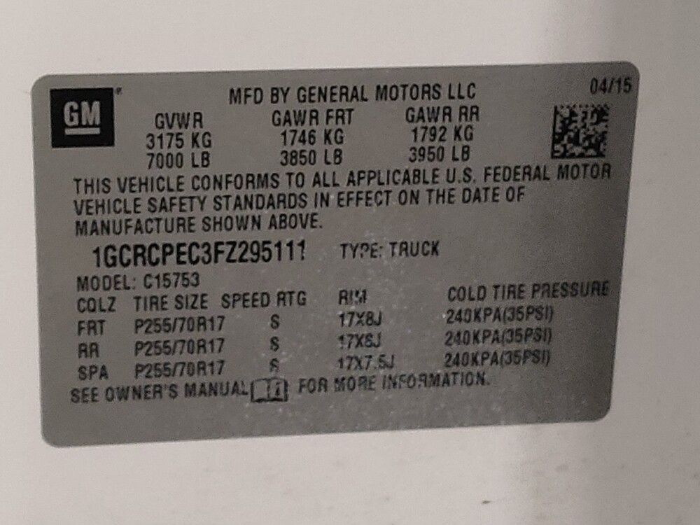 2015 Chevrolet Silverado 1500 in Oklahoma City, OK 73139 - 18096165 33