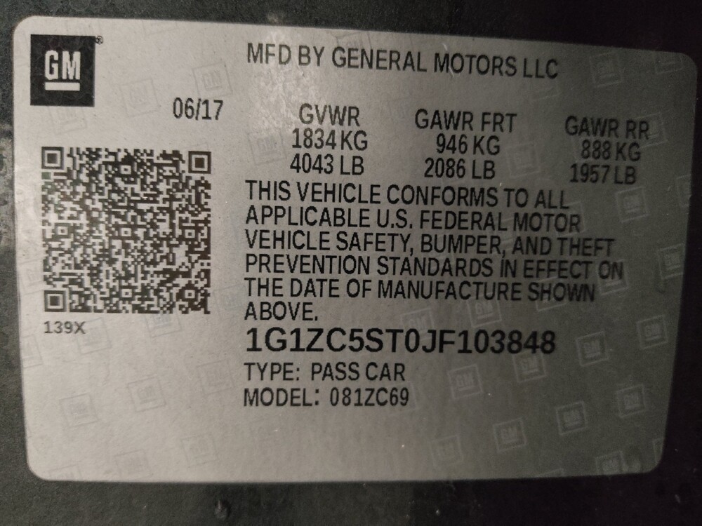 2018 Chevrolet Malibu in Lombard, IL 60148 - 18096171 33