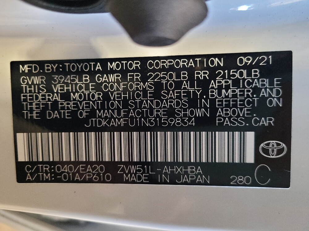2022 Toyota Prius in West Palm Beach, FL 33409 - 18096173 33