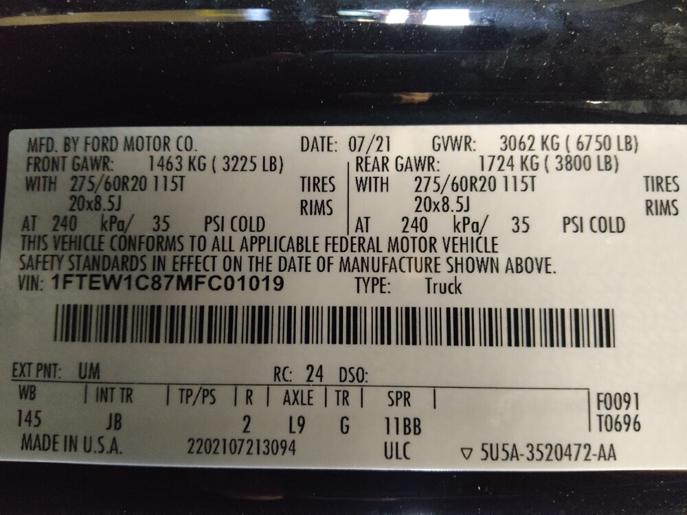 2021 Ford F150 in Mobile, AL 36606 - 18096174 33