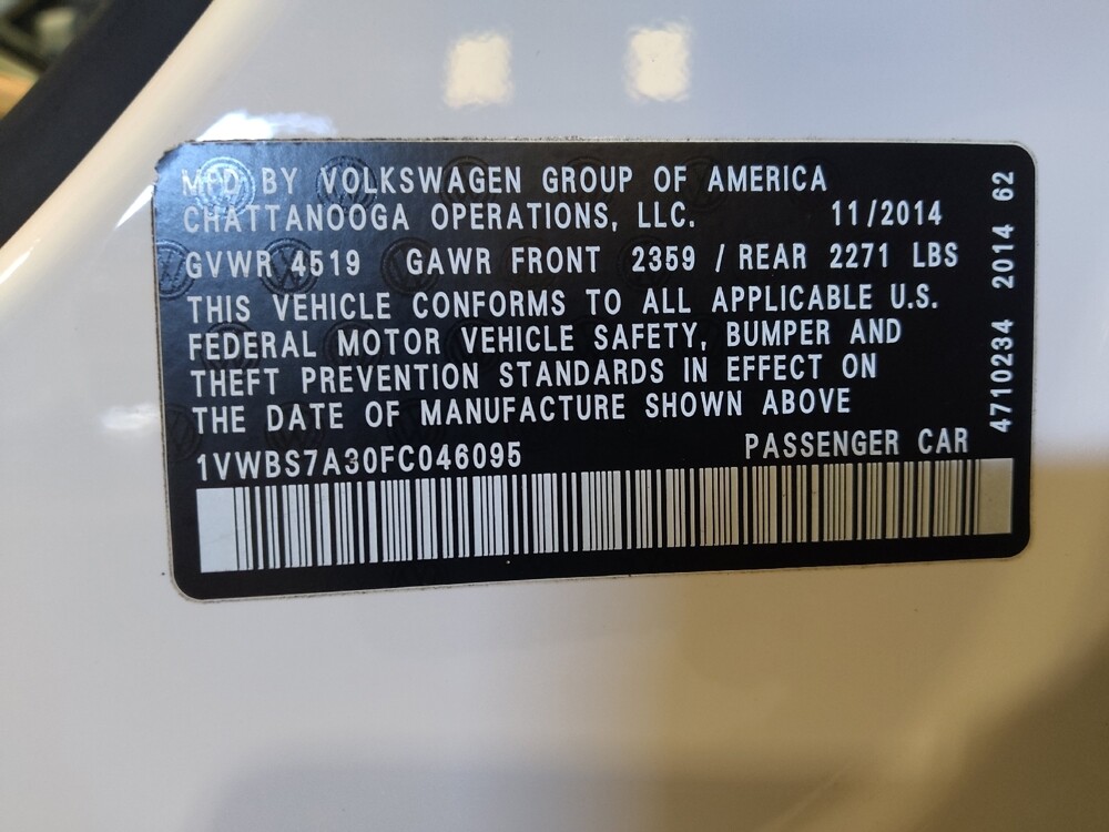 2015 Volkswagen Passat in Orlando, FL 32808 - 18096177 33