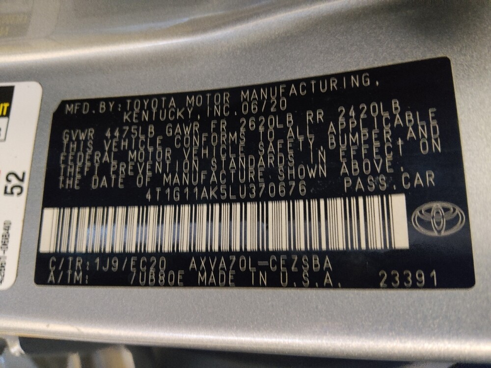 2020 Toyota Camry in Conyers, GA 30094 - 18096187 33