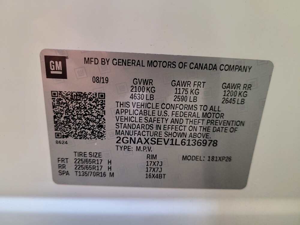 2020 Chevrolet Equinox in Riverside, CA 92504 - 18096234 33