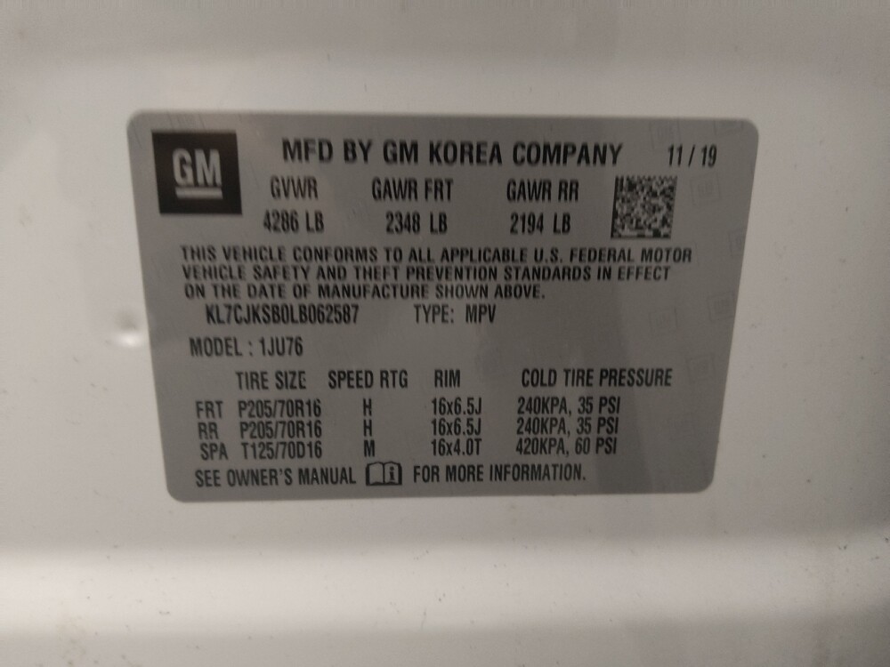 2020 Chevrolet Trax in Orlando, FL 32808 - 18096241 33