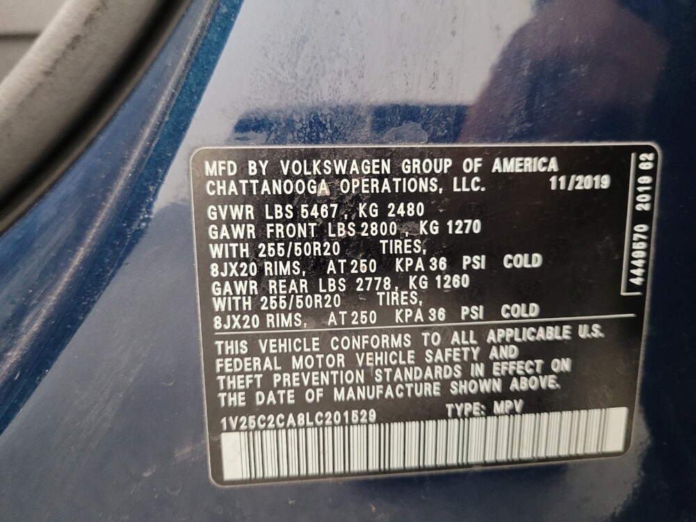 2020 Volkswagen Atlas in Las Vegas, NV 89104 - 18096271 33