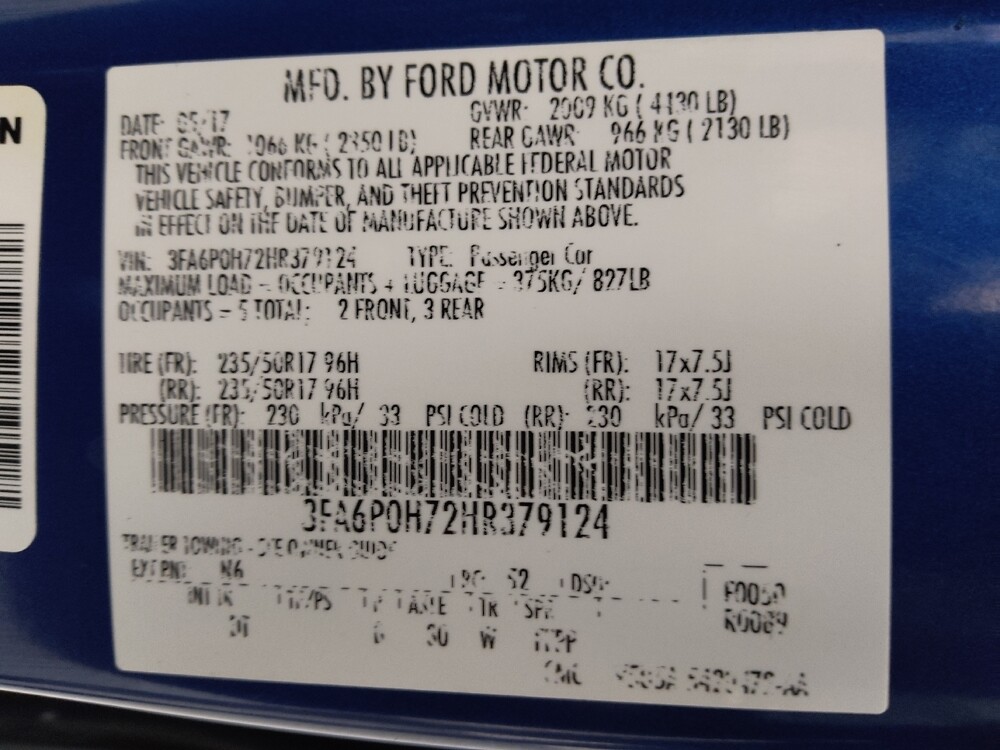 2017 Ford Fusion in Independence, MO 64055 - 18096281 33