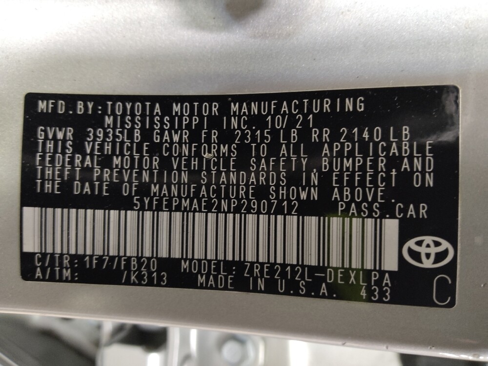 2022 Toyota Corolla in Jackson, MS 39211 - 18096284 33