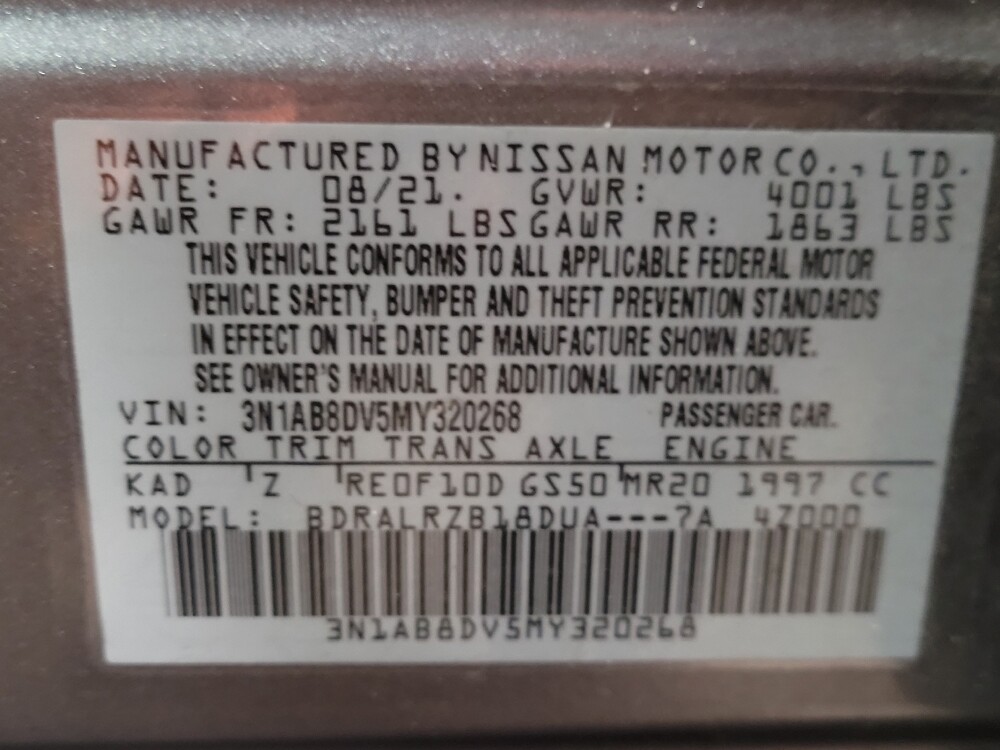 2021 Nissan Sentra in Kissimmee, FL 34744 - 18096289 33