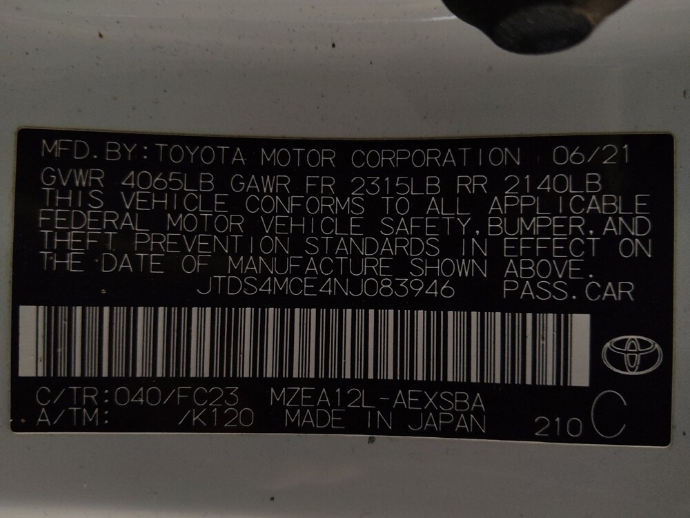 2022 Toyota Corolla in Kissimmee, FL 34744 - 18096290 33