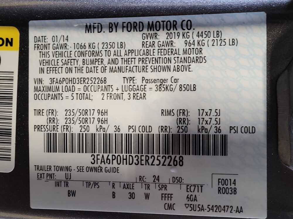 2014 Ford Fusion in Kissimmee, FL 34744 - 18096292 33