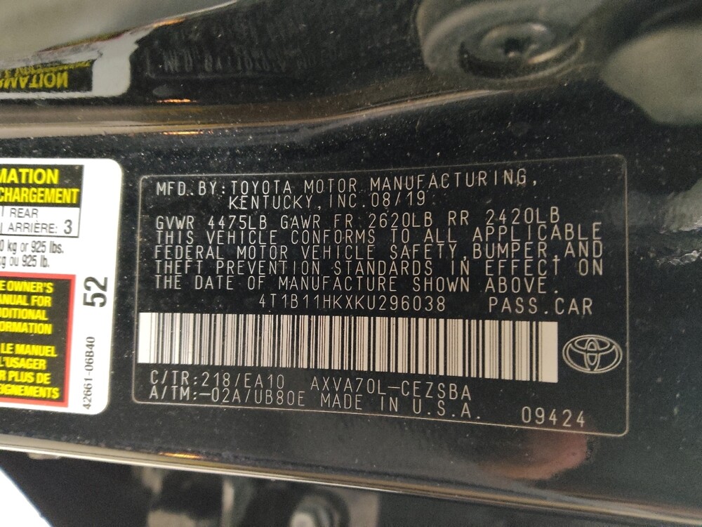 2019 Toyota Camry in Conyers, GA 30094 - 18096294 33