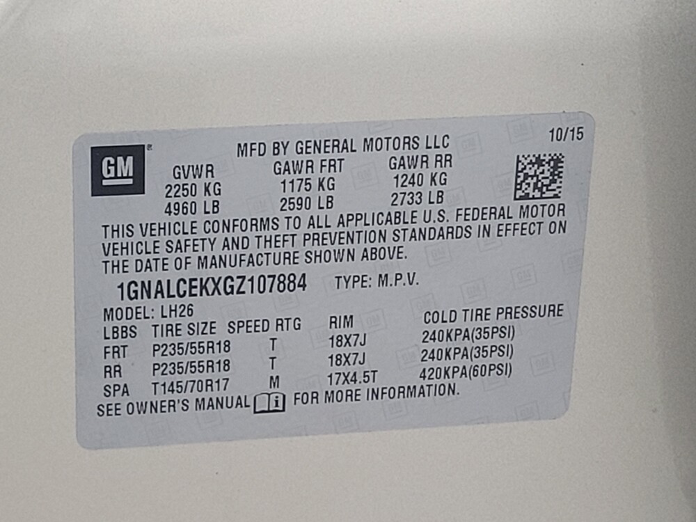 2016 Chevrolet Equinox in Memphis, TN 38128 - 18096318 33