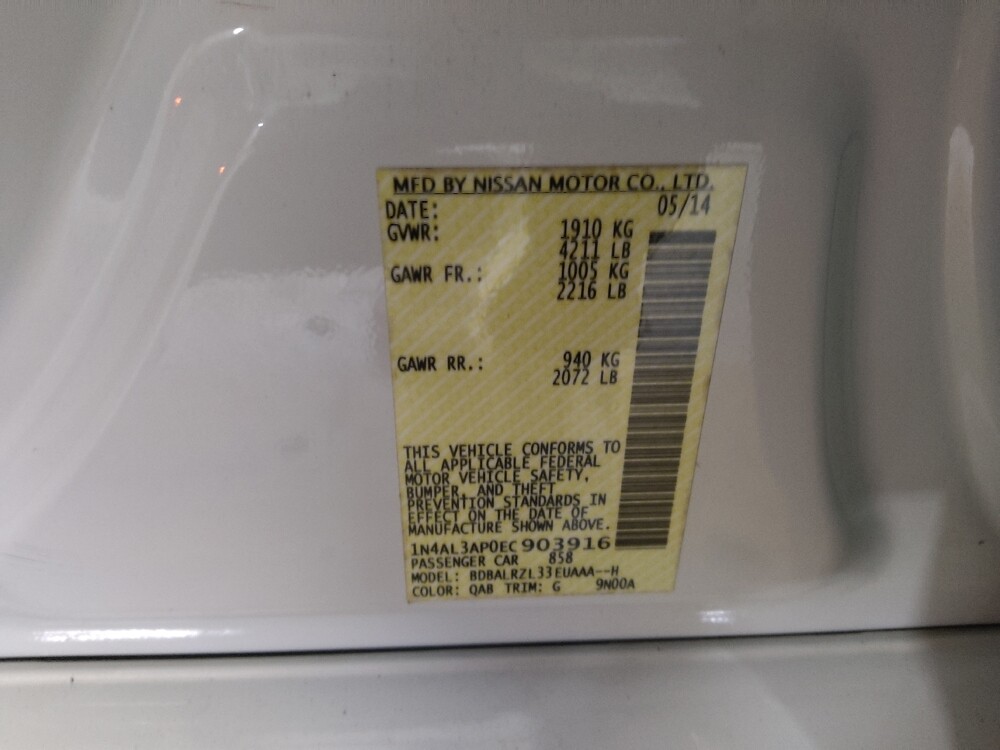 2014 Nissan Altima in Pelham, AL 35124 - 18096396 33