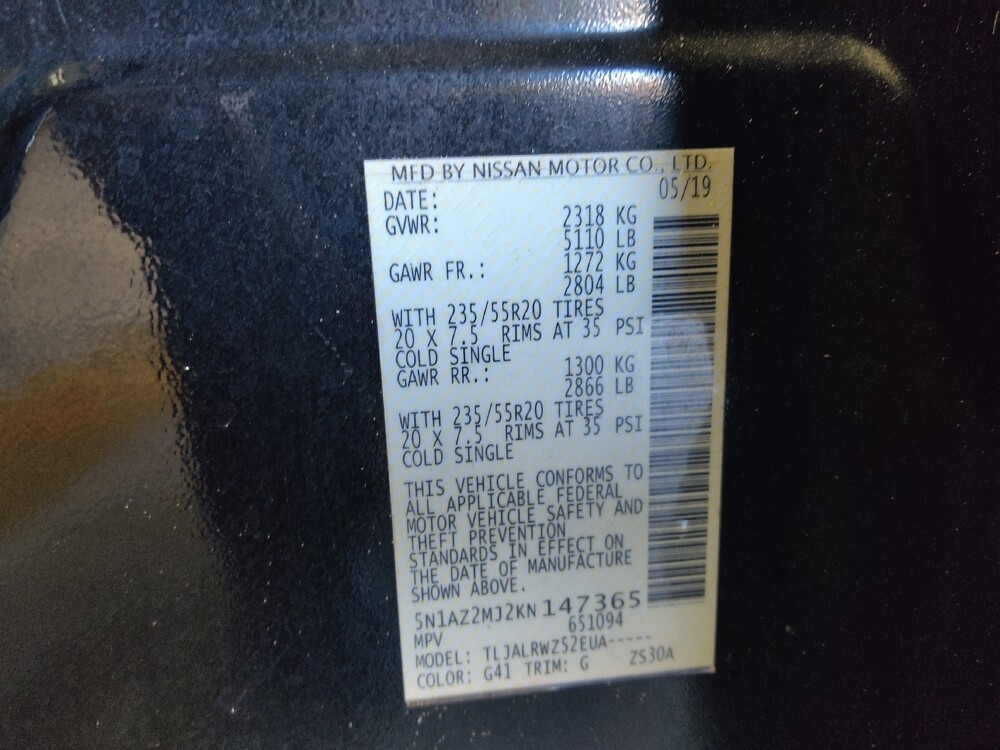 2019 Nissan Murano in Union City, GA 30291 - 18096397 33