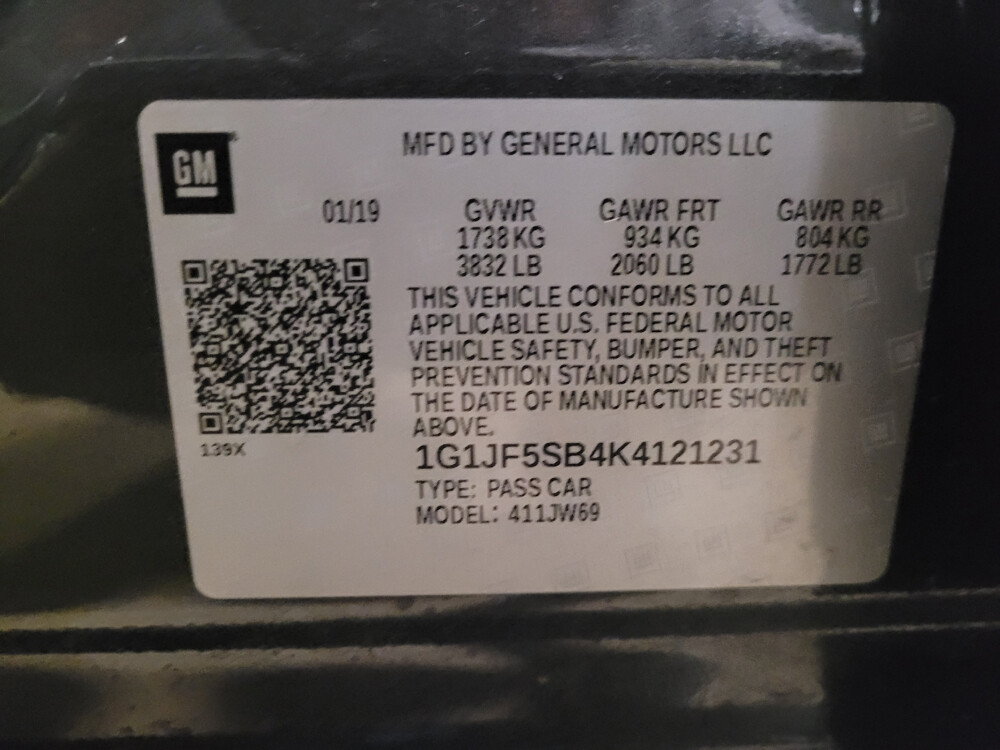 2019 Chevrolet Sonic in Gainesville, FL 32609 - 18096437 33