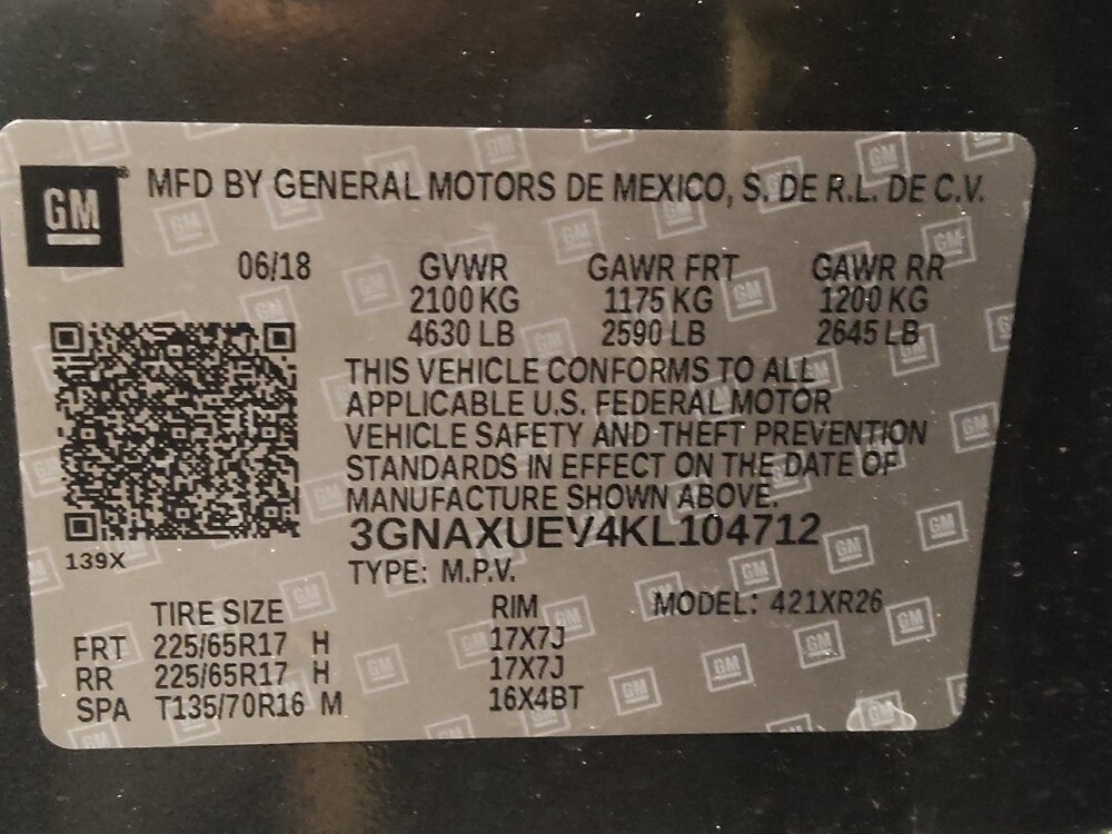 2019 Chevrolet Equinox in Kissimmee, FL 34744 - 18096443 33