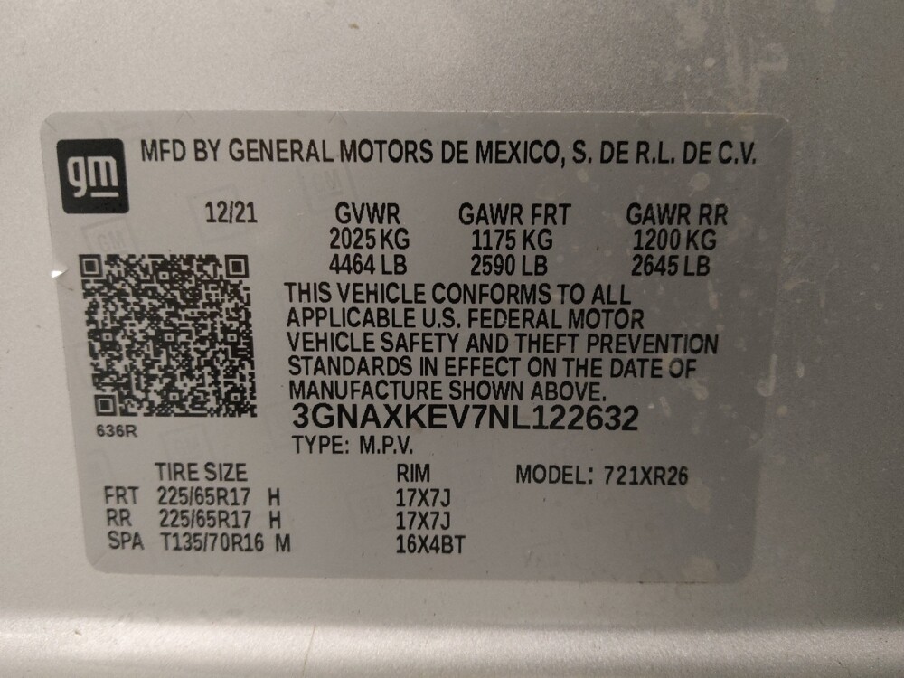2022 Chevrolet Equinox in Kissimmee, FL 34744 - 18096446 33