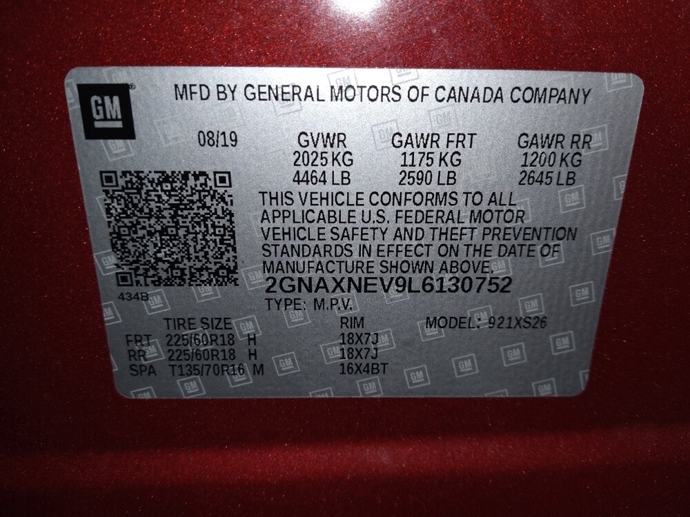 2020 Chevrolet Equinox in Mobile, AL 36606 - 18096447 33