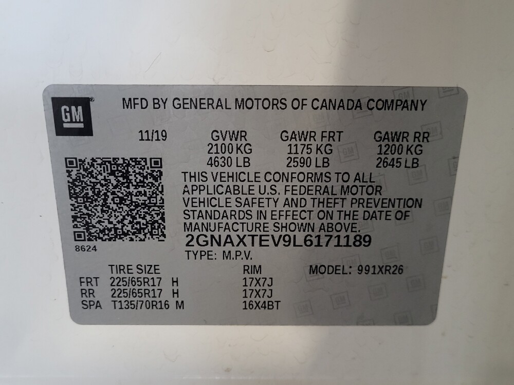 2020 Chevrolet Equinox in Gainesville, FL 32609 - 18096450 33