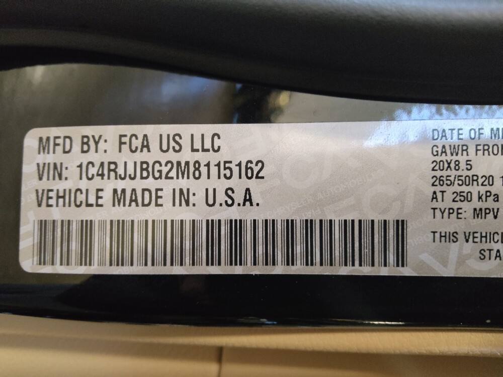 2021 Jeep Grand Cherokee L in Kissimmee, FL 34744 - 18096459 33