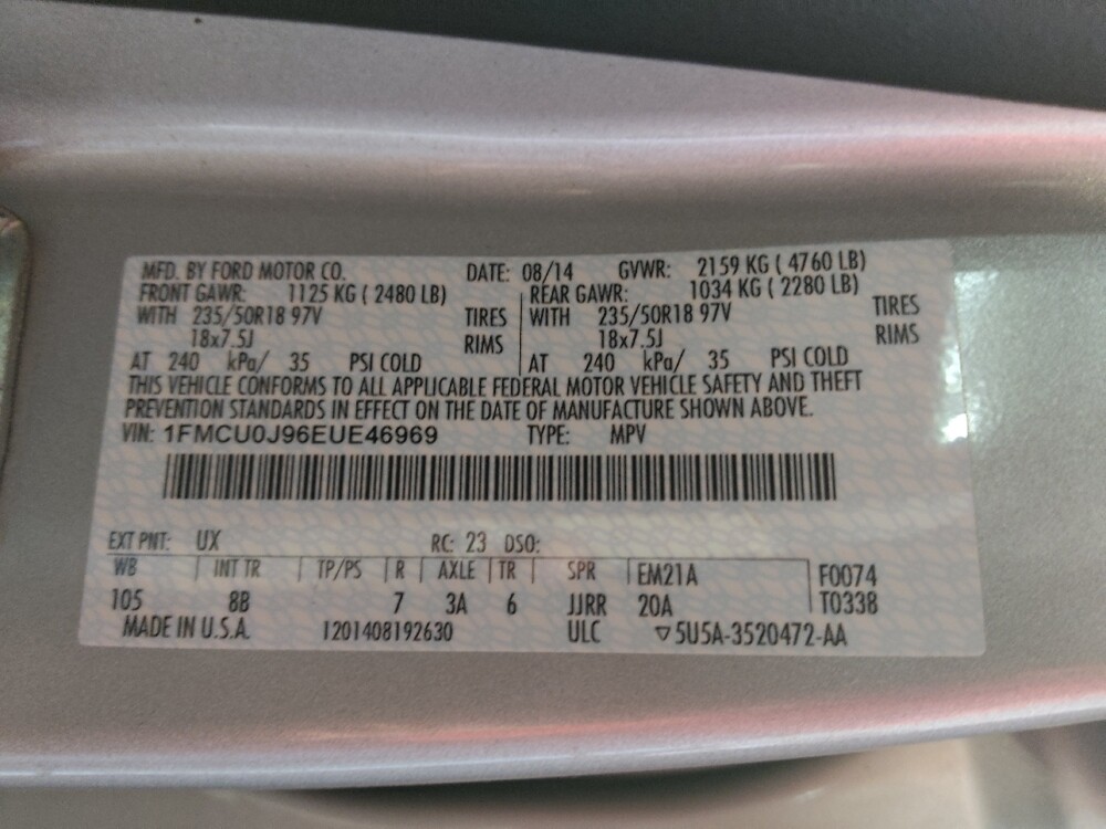 2014 Ford Escape in Greenville, SC 29607 - 18096470 33