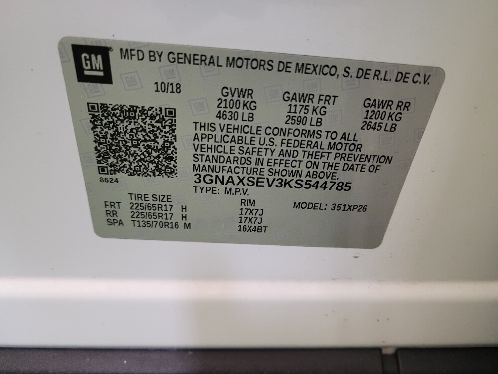 2019 Chevrolet Equinox in Lexington, KY 40509 - 18096509 33