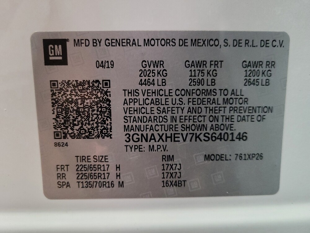 2019 Chevrolet Equinox in Pensacola, FL 32505 - 18096513 33