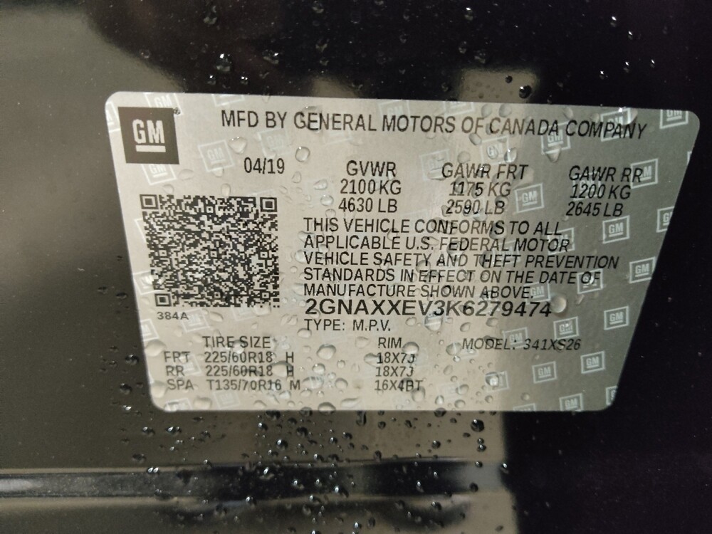 2019 Chevrolet Equinox in Greenville, SC 29607 - 18096522 33