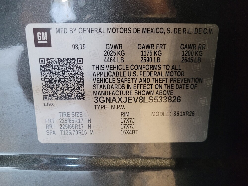 2020 Chevrolet Equinox in Sanford, FL 32773 - 18096523 33