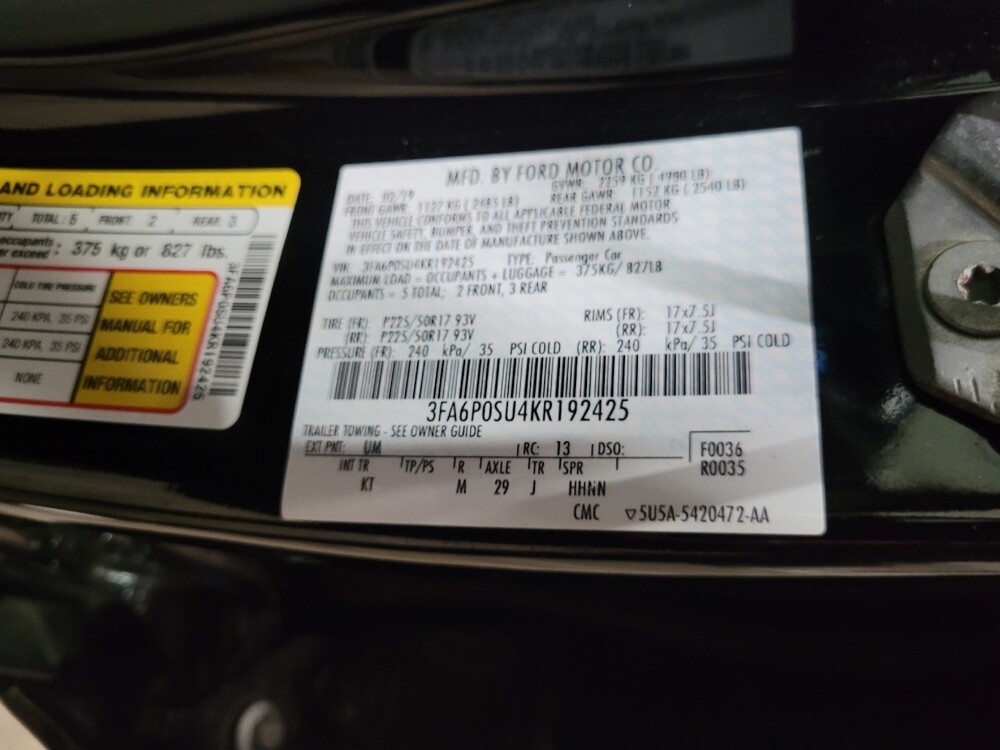2019 Ford Fusion in Woodbridge, VA 22191 - 18096529 33