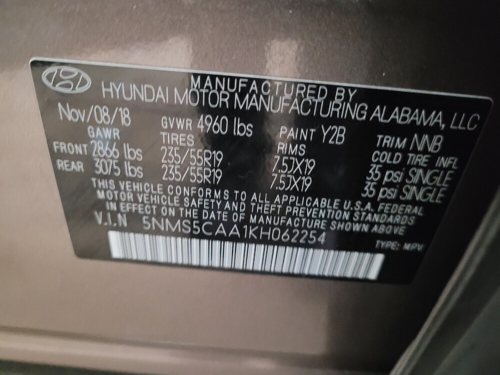 2019 Hyundai Santa Fe in Chesapeake, VA 23320 - 18096531 33
