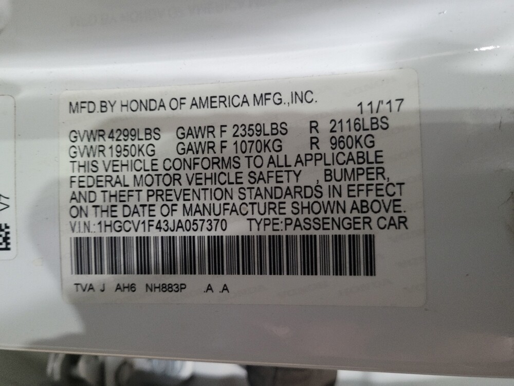 2018 Honda Accord in Owings Mills, MD 21117 - 18096533 33